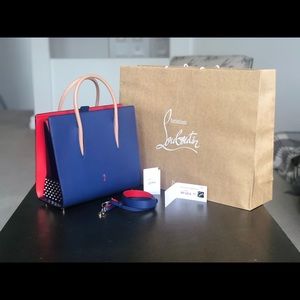 AUTHENTIC Large Christian Louboutin Paloma in Blue